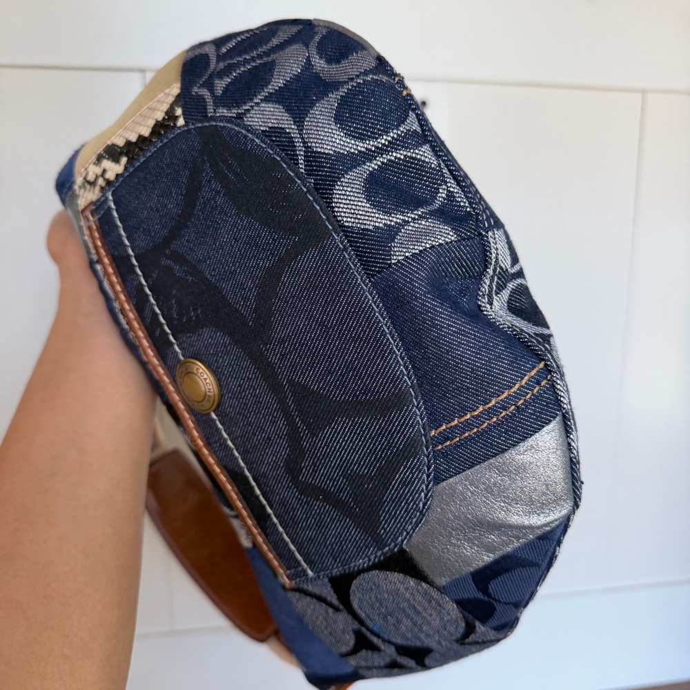 Coach Denim Patchwork Hobo Bag - image 6